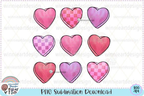 Candy Hearts Valentine Conversation PNG Graphics for T-Shirt Designs