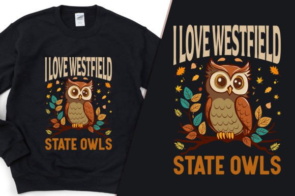 I Love Westfeld State Owls Tee