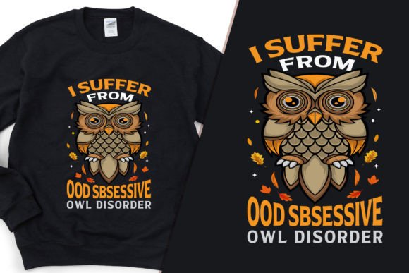 Owl T-shirt Design Graphics & T-Shirt Designs