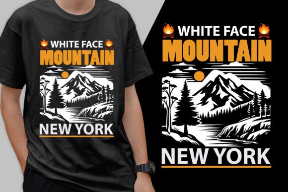 Whiteface Mountain Trendy T-Shirt Design: Graphics Review